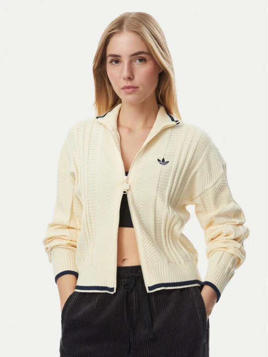 Foto del prodotto adidas Cardigan Cable Knit Firebird Track Top KR7047 Giallo Regular Fit