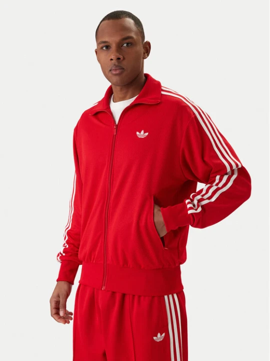 Foto del prodotto adidas Felpa adicolor Firebird KE0788 Rosso Loose Fit