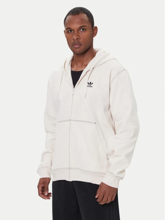 Foto del prodotto adidas Felpa Essentials Trefoil JW0968 Écru Regular Fit Crema