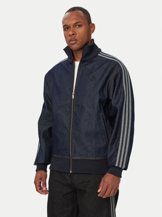 Foto del prodotto adidas Giacca di jeans Firebird Adicolor KS4971 Blu scuro Loose Fit