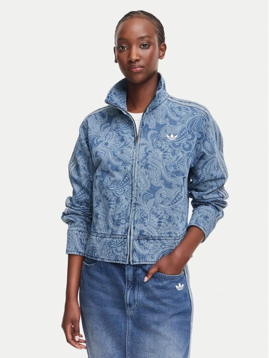 Foto del prodotto adidas Giacca di jeans Liberty London Firebird Denim Tracktop KR6674 Blu Regular Fit