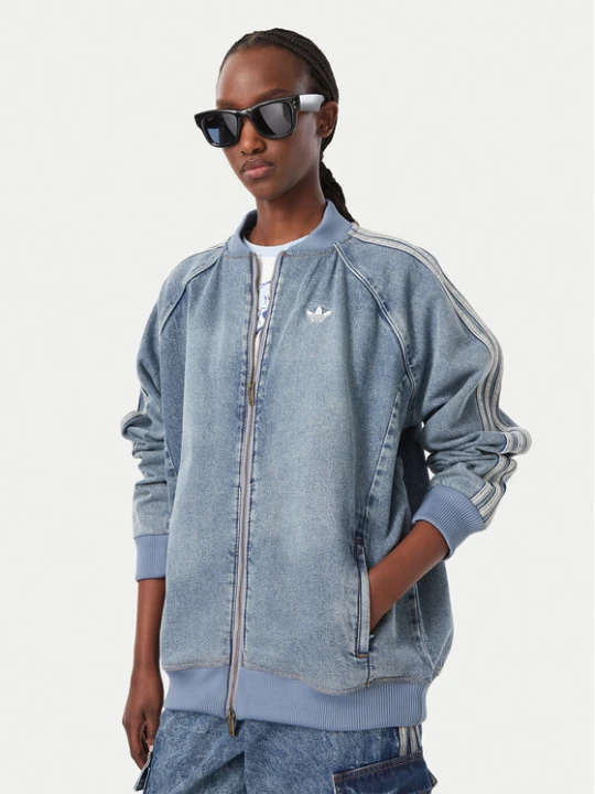 Foto del prodotto adidas Giacca di jeans Sst KQ6473 Blu Oversize