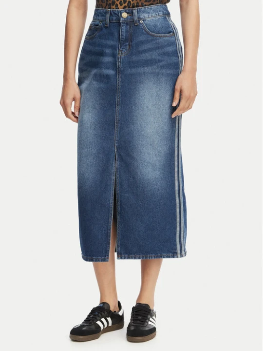 Foto del prodotto adidas Gonna di jeans 3-Stripes KD2908 Blu Regular Fit
