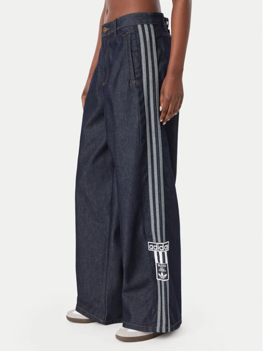 Foto del prodotto adidas Jeans Adibreak Mid Rise Wide Leg Denim Pant KT2650 Blu Wide Leg