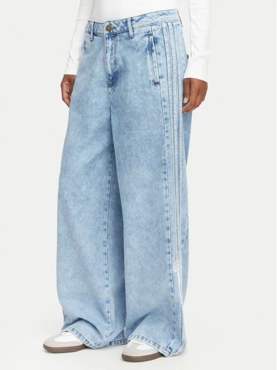 Foto del prodotto adidas Jeans Adibreak Mid Rise Wide Leg Denim Pant KT2651 Azzurro chiaro Wide Leg