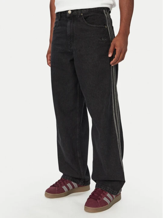 Foto del prodotto adidas Jeans Sst Denim Jeans Mid-Rise Straight Leg IB6947 Nero Loose Fit