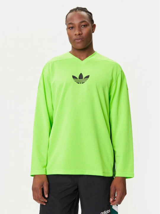 Foto del prodotto adidas Longsleeve adicolor Mesh JW8379 Verde Regular Fit