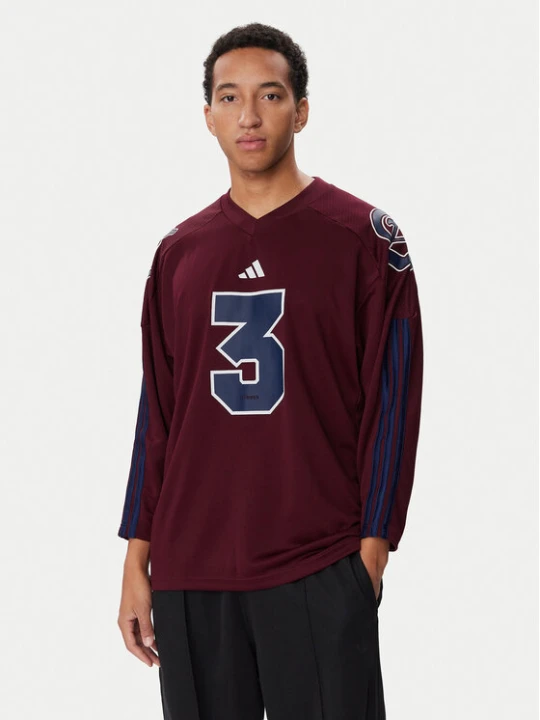 Foto del prodotto adidas Longsleeve Stadium Jersey KF7318 Bordeaux Loose Fit
