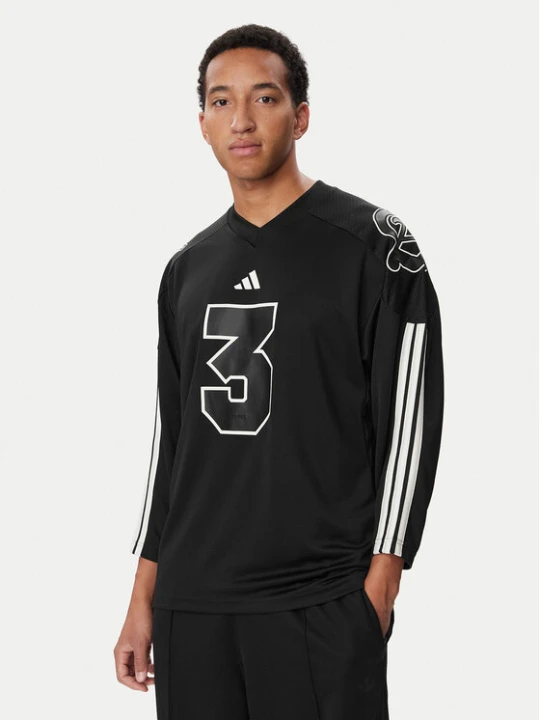 Foto del prodotto adidas Longsleeve Stadium Jersey KF7320 Nero Loose Fit