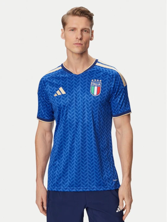 Foto del prodotto adidas Maglietta tecnica Italy 26 Home Replica JL6937 Blu Slim Fit