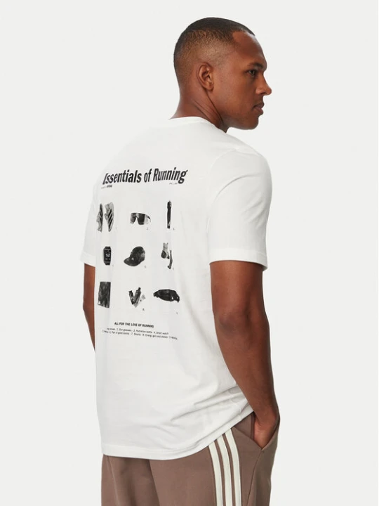 Foto del prodotto adidas Maglietta tecnica Run Essentials Graphic T-Shirt KS2501 Bianco Regular Fit