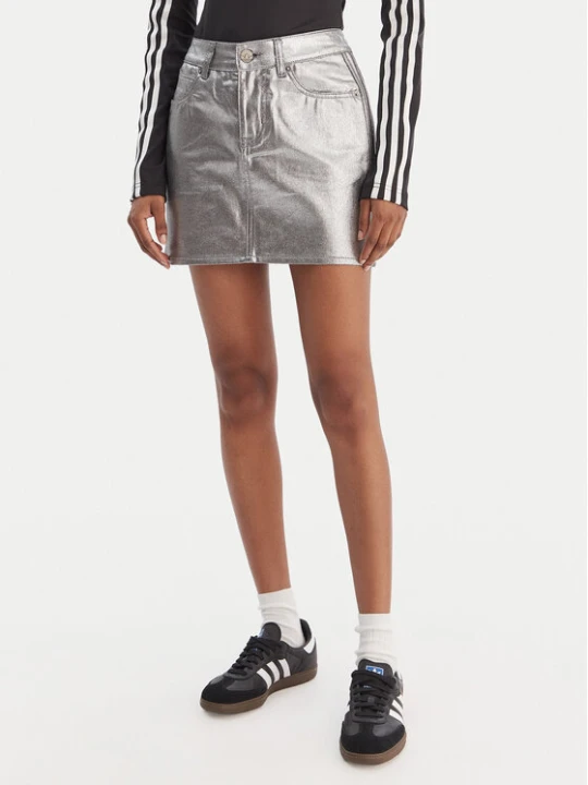 Foto del prodotto adidas Minigonna 3-Stripes KD2899 Argento Regular Fit