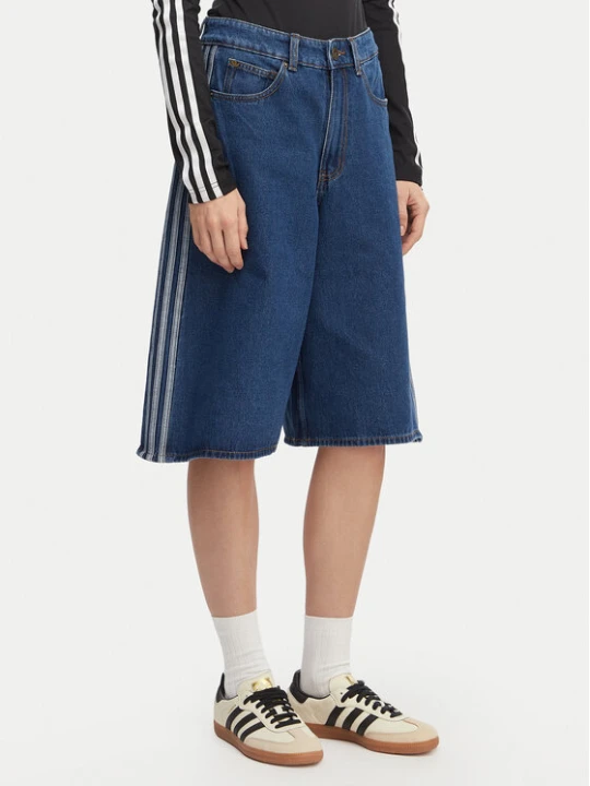 Foto del prodotto adidas Pantaloncini di jeans Firebird Jorts KD2915 Blu Oversize