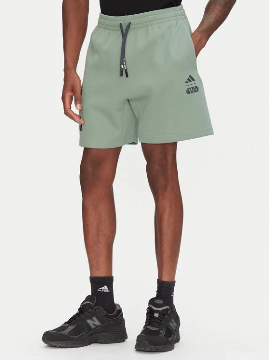 Foto del prodotto adidas Pantaloncini sportivi Star Wars The Mandalorian™ JI5722 Verde Regular Fit