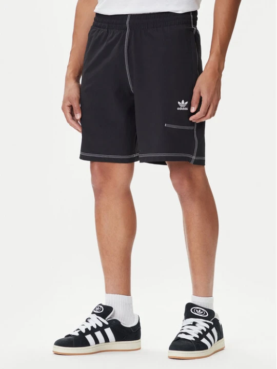 Foto del prodotto adidas Pantaloncini sportivi Trefoil Essentials KA8539 Nero Loose Fit