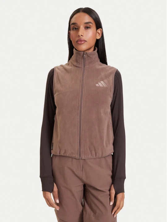 Foto del prodotto adidas Smanicato Terrex Multi Climawarm Full Zip Fleece Vest KQ9121 Marrone Regular Fit