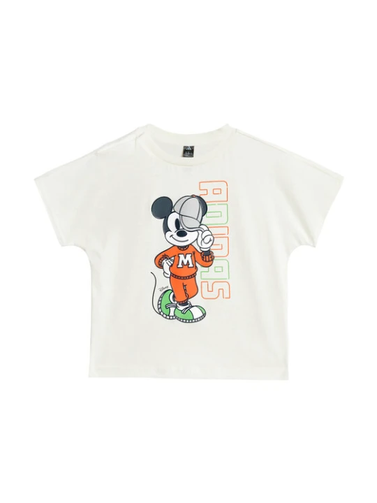 Foto del prodotto adidas T-shirt Disney Mickey Mouse JL9169 Bianco Loose Fit