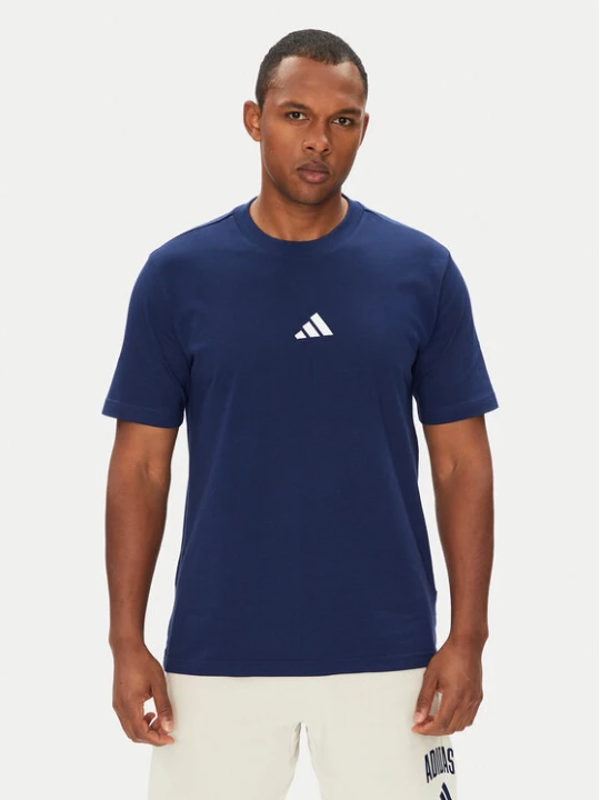 Foto del prodotto adidas T-shirt Essentials Small Logo JF1093 Blu scuro Regular Fit