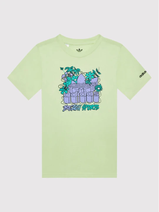 Foto del prodotto adidas T-shirt Graphic Stoked Beach HF7434 Giallo Regular Fit