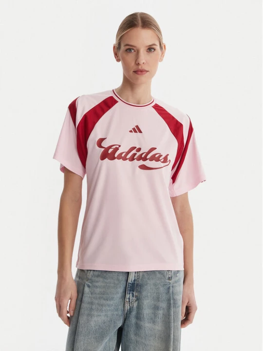 Foto del prodotto adidas T-shirt House Of Tiro JY7624 Rosa Regular Fit