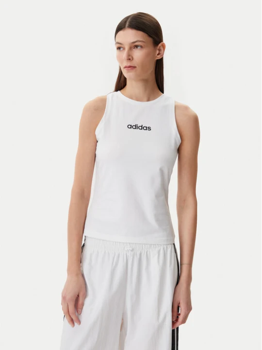 Foto del prodotto adidas Top Essentials Linear JC5799 Bianco Slim Fit