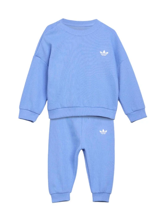 Foto del prodotto adidas Tuta Loose Waffle Sweat Jogger Set KT1799 Blu Regular Fit
