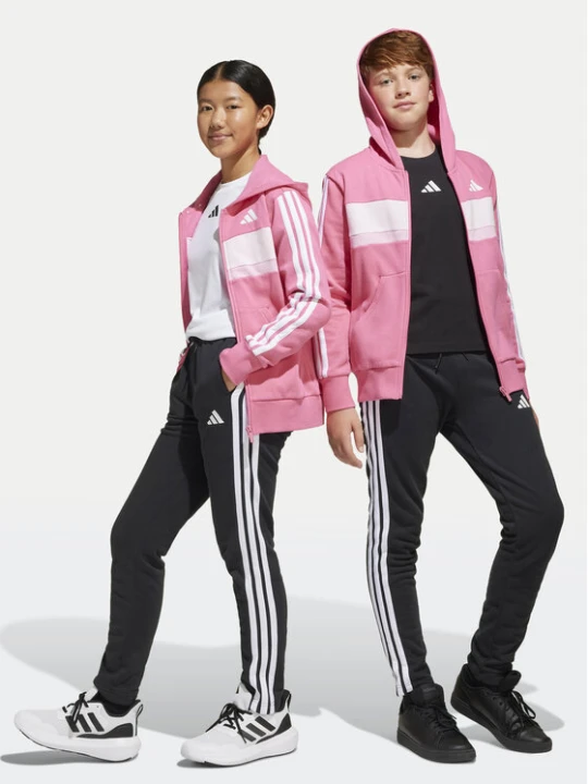 Foto del prodotto adidas Tuta Seasonal Essentials Tiberio 3-Stripes JC7521 Rosa Regular Fit