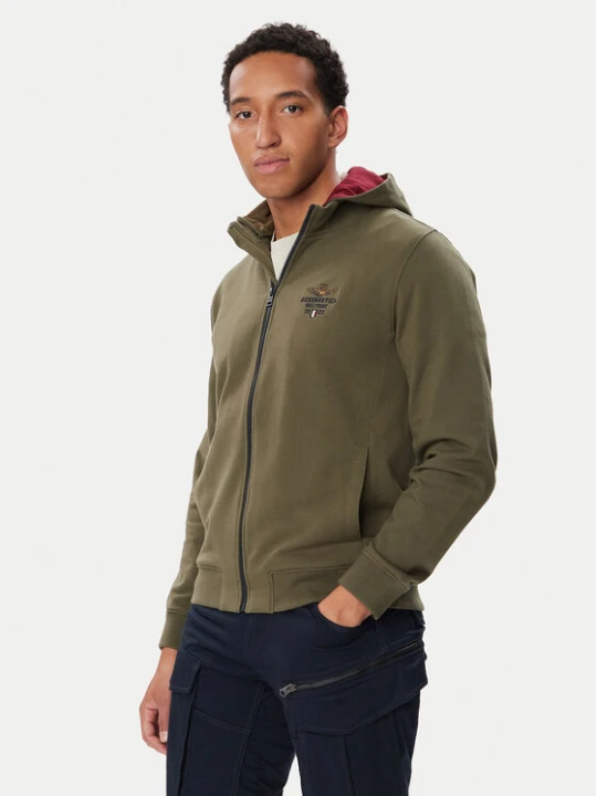 Foto del prodotto Aeronautica Militare Felpa 262FE2097UF00662 Cachi Regular Fit