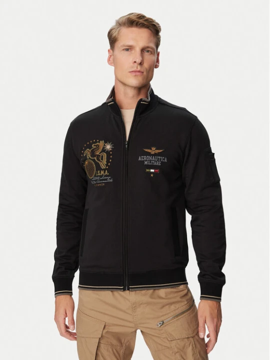 Foto del prodotto Aeronautica Militare Felpa 262FE2134UF00662 Nero Regular Fit