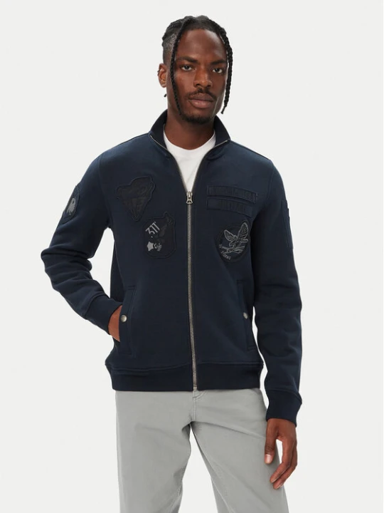 Foto del prodotto Aeronautica Militare Felpa 262FE2143UF00686 Blu scuro Regular Fit