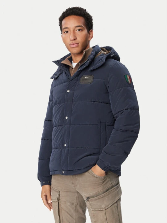 Foto del prodotto Aeronautica Militare Giubbotto invernale 262AB3072UCT04358 Blu scuro Regular Fit