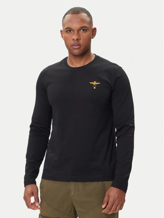 Foto del prodotto Aeronautica Militare Longsleeve 262TS2390UJ00372 Nero Regular Fit