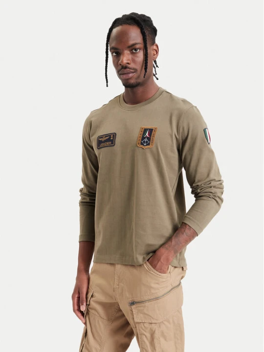 Foto del prodotto Aeronautica Militare Longsleeve 262TS2568UJ00703 Cachi Regular Fit