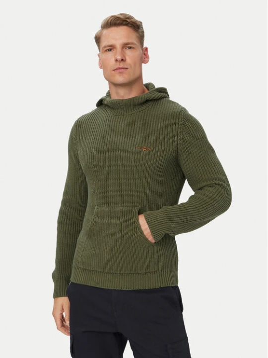 Foto del prodotto Aeronautica Militare Maglione 262MA1665UL00409 Cachi Regular Fit