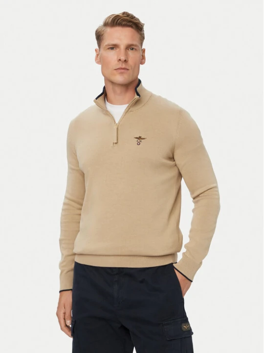 Foto del prodotto Aeronautica Militare Maglione 262MA1670UL00506 Beige Regular Fit