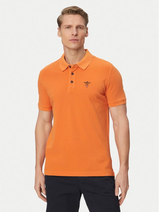 Foto del prodotto Aeronautica Militare Polo 261PO1925UP00406 Arancione chiaro Regular Fit