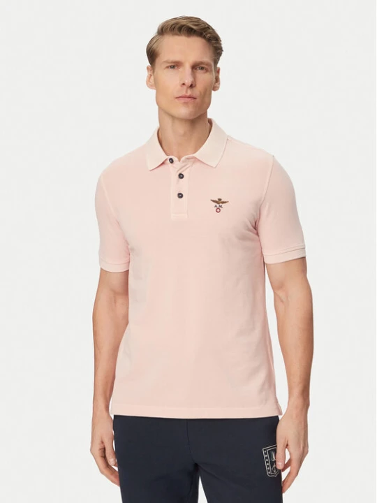 Foto del prodotto Aeronautica Militare Polo 261PO1925UP00406 Rosa chiaro Regular Fit