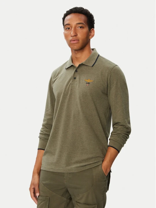 Foto del prodotto Aeronautica Militare Polo 262PO1653UP00082 Verde Regular Fit