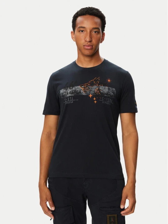 Foto del prodotto Aeronautica Militare T-shirt 262TS2579UJ00750 Blu scuro Regular Fit