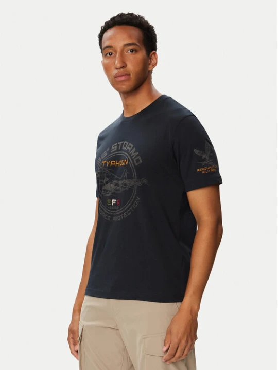 Foto del prodotto Aeronautica Militare T-shirt 262TS2580UJ00750 Blu scuro Regular Fit