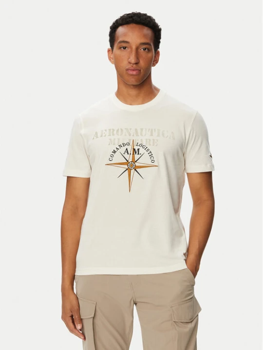 Foto del prodotto Aeronautica Militare T-shirt 262TS2582UJ00750 Bianco Regular Fit