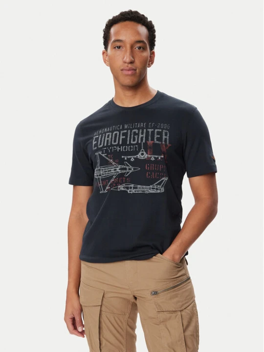 Foto del prodotto Aeronautica Militare T-shirt 262TS2585UJ00750 Blu scuro Regular Fit