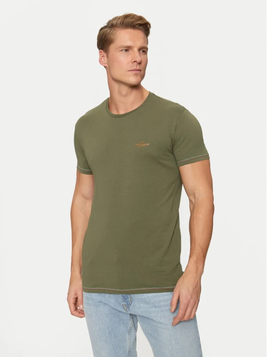 Foto del prodotto Aeronautica Militare T-shirt AM1UTI003 Verde Regular Fit