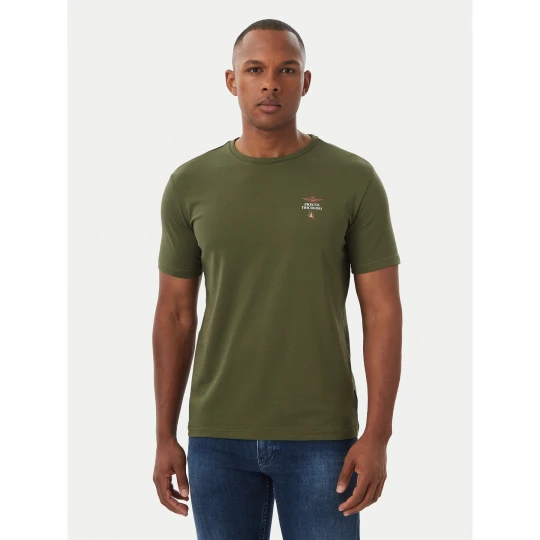 Foto del prodotto Aeronautica Militare T-shirt Girocollo AM1UTI005 Cachi Regular Fit