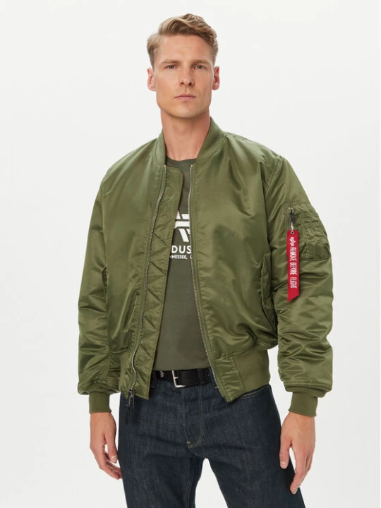 Foto del prodotto Alpha Industries Bomber Ma-1 100101 Verde Regular Fit