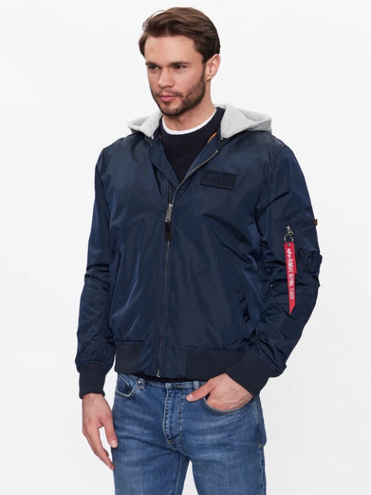 Foto del prodotto Alpha Industries Bomber MA-1 196108 Blu scuro Regular Fit