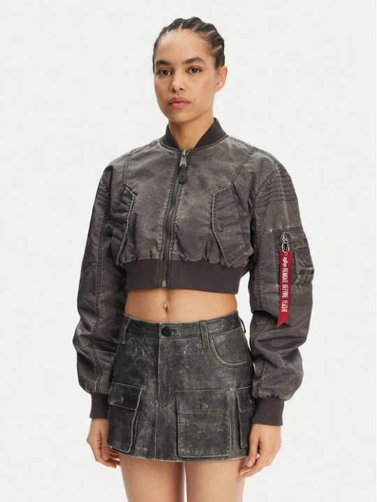 Foto del prodotto Alpha Industries Bomber MA-1 Vintage 156002 Grigio Regular Fit
