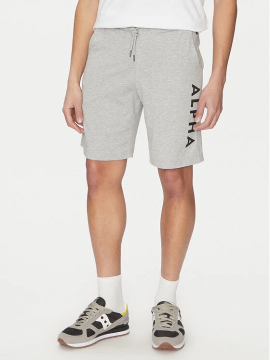 Foto del prodotto Alpha Industries Pantaloncini sportivi 116366 Grigio Regular Fit
