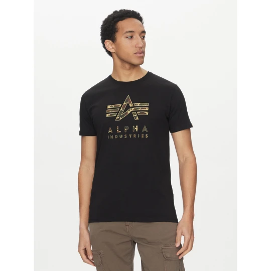 Foto del prodotto Alpha Industries T-shirt Camo Puff 146506 Nero Regular Fit