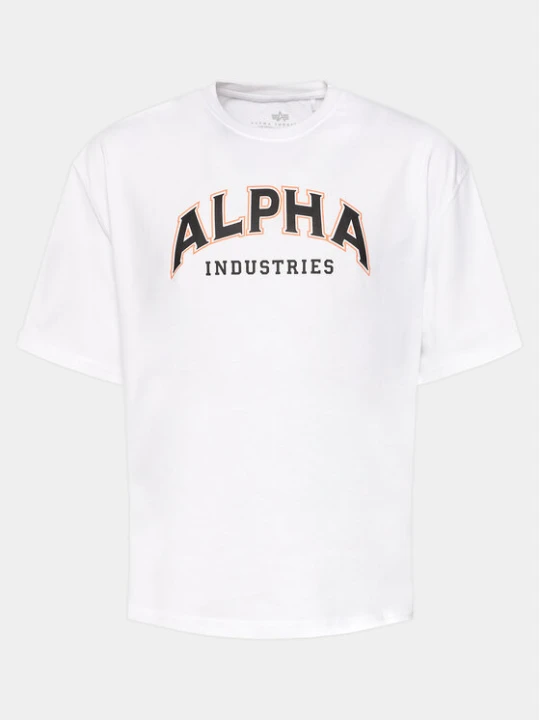 Foto del prodotto Alpha Industries T-shirt College 146501 Bianco Relaxed Fit